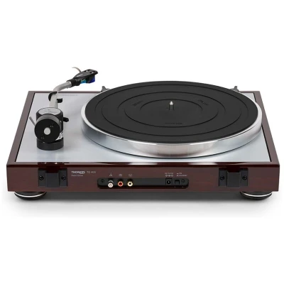 Thorens TD 403 DD Walnut High Gloss Direct Drive Turntable Premium Hi-Fi Vinyl Player