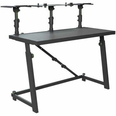 Gravity GFDJT01 DJ Table Adjustable Portable Equipment Stand