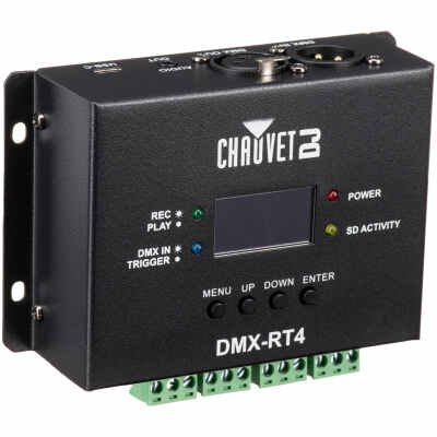 Chauvet DJ DMX-RT 4 DMX Recorder and Trigger System for Automated Shows Chauvet DJ DMX-RT 4 DMX Recorder and Trigger System for Automated Shows