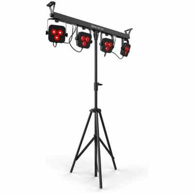 Chauvet DJ 4BARLTBTILS 4BAR LT BT ILS Wireless LED Lighting System with Tripod and Bag Chauvet DJ 4BARLTBTILS 4BAR LT BT ILS Wireless LED Lighting System with Tripod and Bag