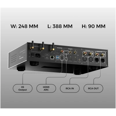 Eversolo DMP-A8 Music Streamer High Quality Digital Audio Player for Home Studio