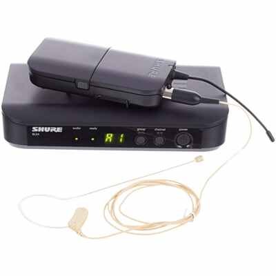 Shure BLX14UK/MX53-H8E Headset Wireless System with MX153 Mic