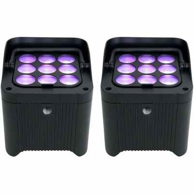 Chauvet DJ FREEDOMPARH9IP Freedom Par H9 IP Wireless RGBAW LED Wash Fixture for Events Chauvet DJ FREEDOMPARH9IP Freedom Par H9 IP Wireless RGBAW LED Wash Fixture for Events