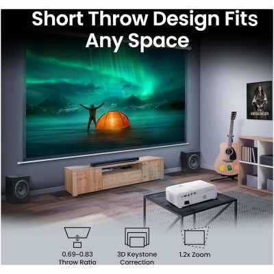 BenQ TK710STi 4K HDR Short Throw Smart Projector for Home Entertainment BenQ TK710STi 4K HDR Short Throw Smart Projector for Home Entertainment