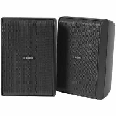 Bosch LB20-PC60EW-5D 5" IP65 70/100V Black Cabinet Speakers Pair Bosch LB20-PC60EW-5D 5" IP65 70/100V Black Cabinet Speakers Pair