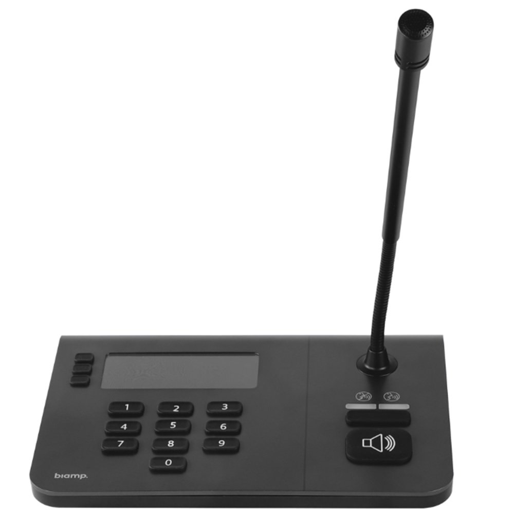 Biamp NPX G1100 10-Button Paging Station - intuitive operation, superior speech intelligibility, and flexible zone selection Biamp NPX G1100 10-Button Paging Station - intuitive operation, superior speech intelligibility, and flexible zone selection