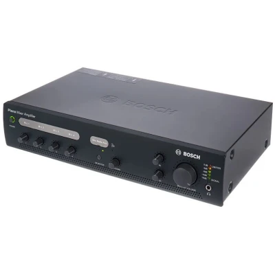 Bosch PLE-1MA060-EU 60W Priority Mixer Amplifier for Reliable PA Output Bosch PLE-1MA060-EU 60W Priority Mixer Amplifier for Reliable PA Output