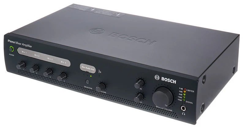 Bosch PLE-1MA060-EU 60W Priority Mixer Amplifier for Reliable PA Output Bosch PLE-1MA060-EU 60W Priority Mixer Amplifier for Reliable PA Output