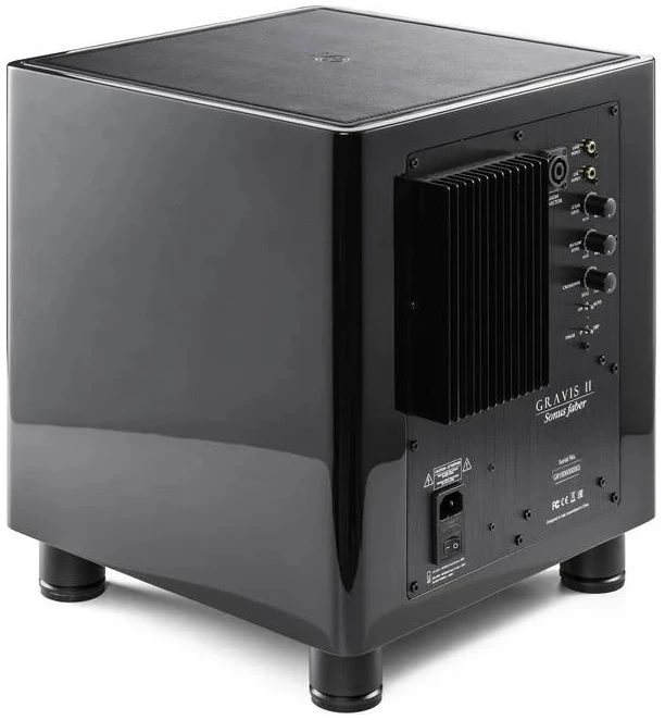 Sonus Faber Gravis II Powered Subwoofer (Black) - Deep Luxury Bass Sonus Faber Gravis II Powered Subwoofer (Black) - Deep Luxury Bass