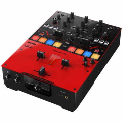 Pioneer DJM-S5 Scratch Mixer 2-Channel Battle Mixer (Gloss Red)