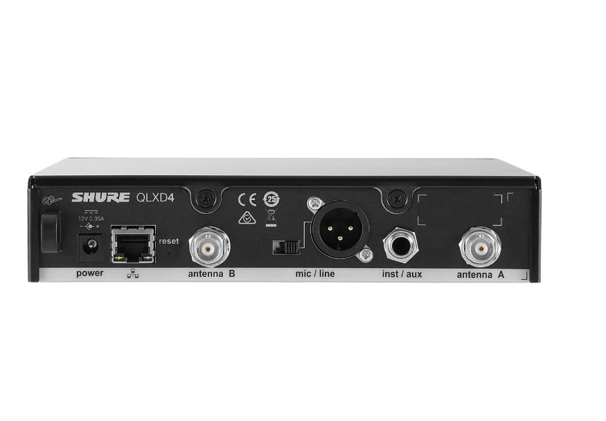 Shure QLXD4UK-G51 Digital Wireless Receiver | UHF, Pro Audio Shure QLXD4UK-G51 Digital Wireless Receiver | UHF, Pro Audio