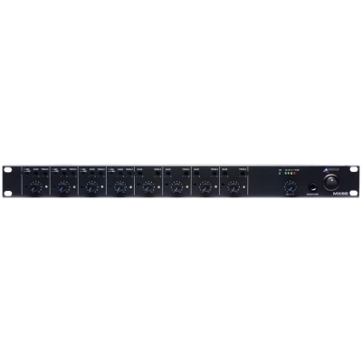 Australian Monitor MX82 8-Channel Mixer 4 XLR & 4 RCA Stereo Inputs