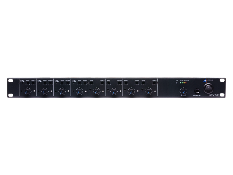 Australian Monitor MX82 8-Channel Mixer 4 XLR & 4 RCA Stereo Inputs Australian Monitor MX82 8-Channel Mixer 4 XLR & 4 RCA Stereo Inputs