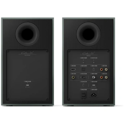 KEF Coda W Wireless HiFi Speaker – Moss Green Finish KEF Coda W Wireless HiFi Speaker – Moss Green Finish