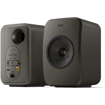 KEF LSXII LT Compact Wireless HiFi Speakers with High-Resolution Audio - Graphite Grey KEF LSXII LT Compact Wireless HiFi Speakers with High-Resolution Audio - Graphite Grey