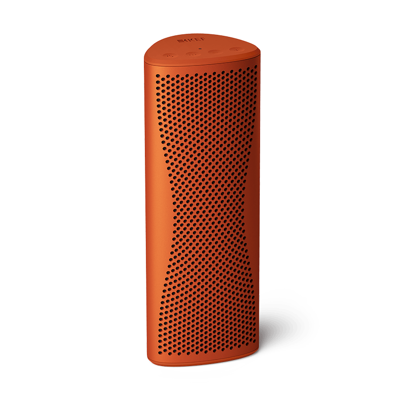 KEF MUO HiFi Bluetooth Speakers - Orange Moon KEF MUO HiFi Bluetooth Speakers - Orange Moon