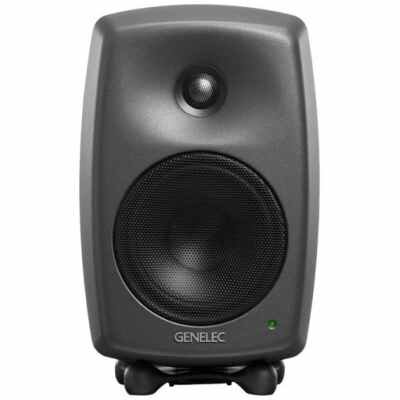 Genelec 8030CPM Active Studio Monitor Dark Grey | Compact 2-Way Professional Speaker