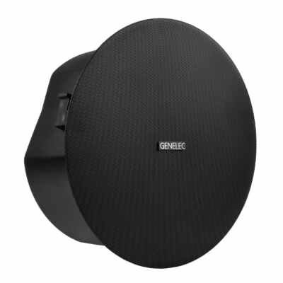 Genelec 4435AMR Smart IP Ceiling Speaker Round Black | PoE Network Audio Speaker
