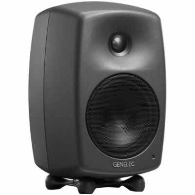 Genelec 8030CPM Active Studio Monitor Dark Grey | Compact 2-Way Professional Speaker