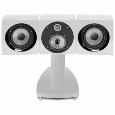 Focal Viva Utopia Colour Evo Center Speaker White Carrara | Premium Audiophile Home Theater Sound
