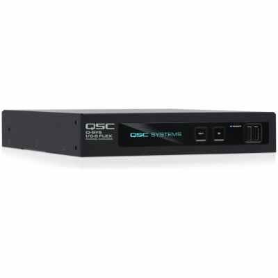 Q-SYS I/O-8 Flex Network Audio Input Interface | 8-Channel AV Expansion