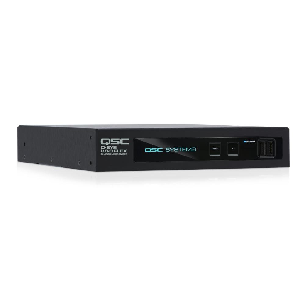 Q-SYS I/O-8 Flex Network Audio Input Interface | 8-Channel AV Expansion Q-SYS I/O-8 Flex Network Audio Input Interface | 8-Channel AV Expansion