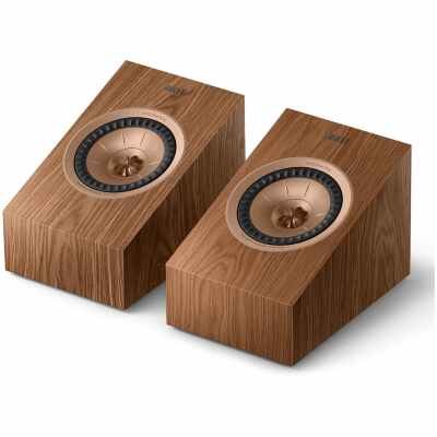 KEF R8a Meta Walnut Dolby Atmos Surround Speaker | Uni-Q with MAT Technology