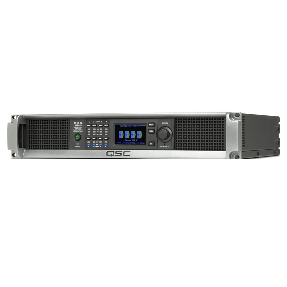 Q-SYS CX-Q 8K4 Network Amplifier – Powerful Smart Audio Q-SYS CX-Q 8K4 Network Amplifier – Powerful Smart Audio