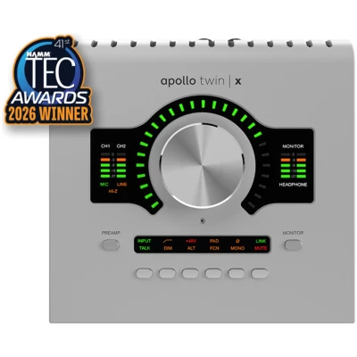 Apollo Twin X USB Audio Interface - Pro Studio Sound Power & Clarity