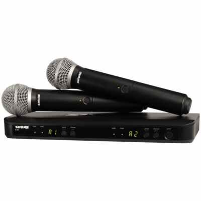 Shure BLX288 PG58 Dual Wireless Mic System - Powerful Sound