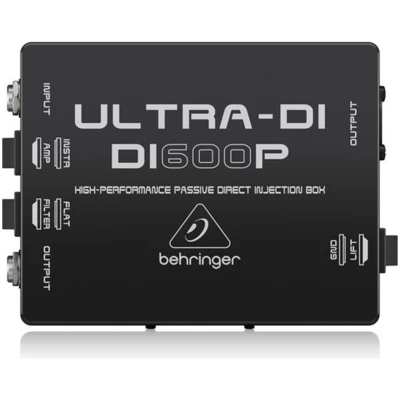 Behringer DI600P Passive DI Box - Crystal-Clear Audio