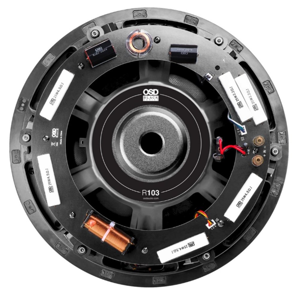 OSD Audio R83 Reference In-Ceiling Speaker 8 Inch (Pair) - powerful bass, detailed midrange, and crystal-clear highs OSD Audio R83 Reference In-Ceiling Speaker 8 Inch (Pair) - powerful bass, detailed midrange, and crystal-clear highs