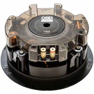 OSD Audio R63 Stereo In-Ceiling Speaker (Pair) - impressive clarity, balanced frequency response, and reliable operation