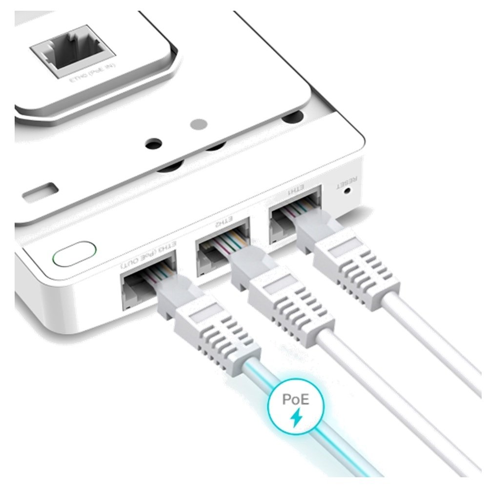 TP-Link EAP615-Wall WiFi 6 Access Point - Powerful Connectivity TP-Link EAP615-Wall WiFi 6 Access Point - Powerful Connectivity