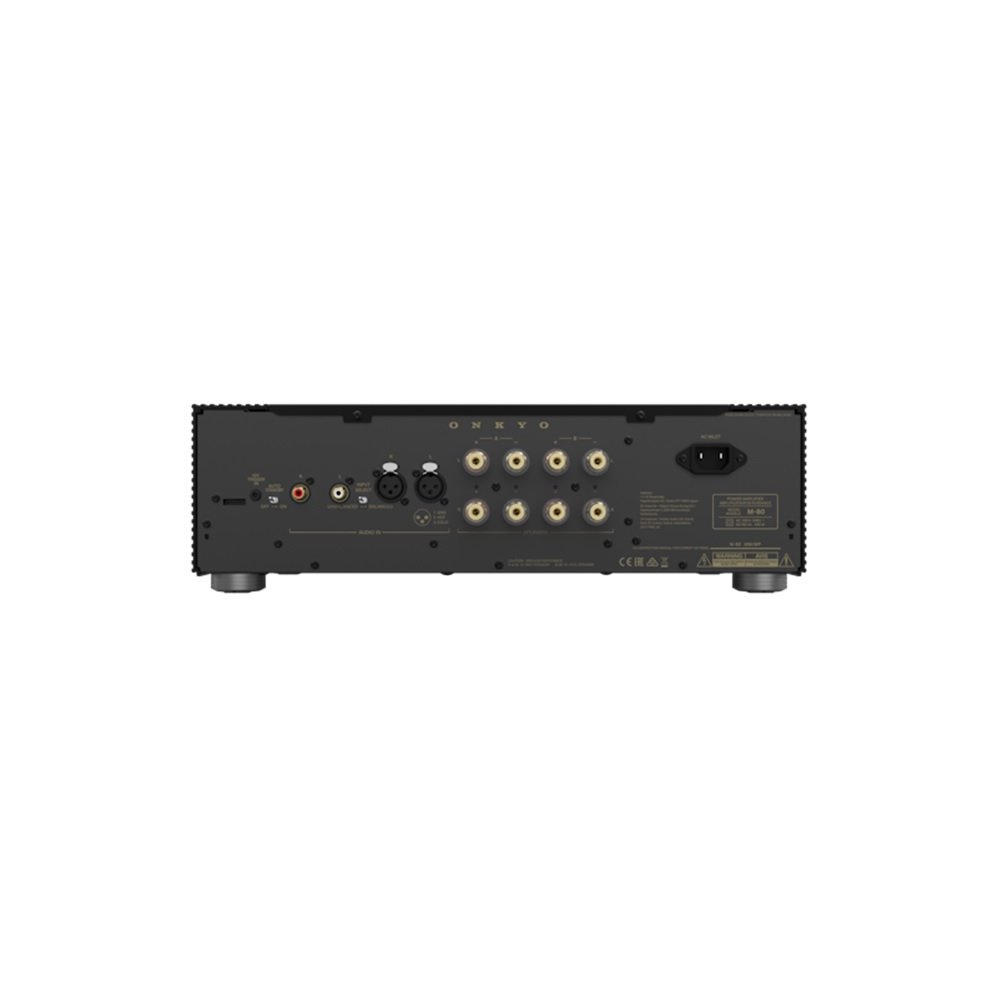 Onkyo M-80 Power Amplifier - exceptional musical detail, dynamic impact, and precise speaker control Onkyo M-80 Power Amplifier - exceptional musical detail, dynamic impact, and precise speaker control