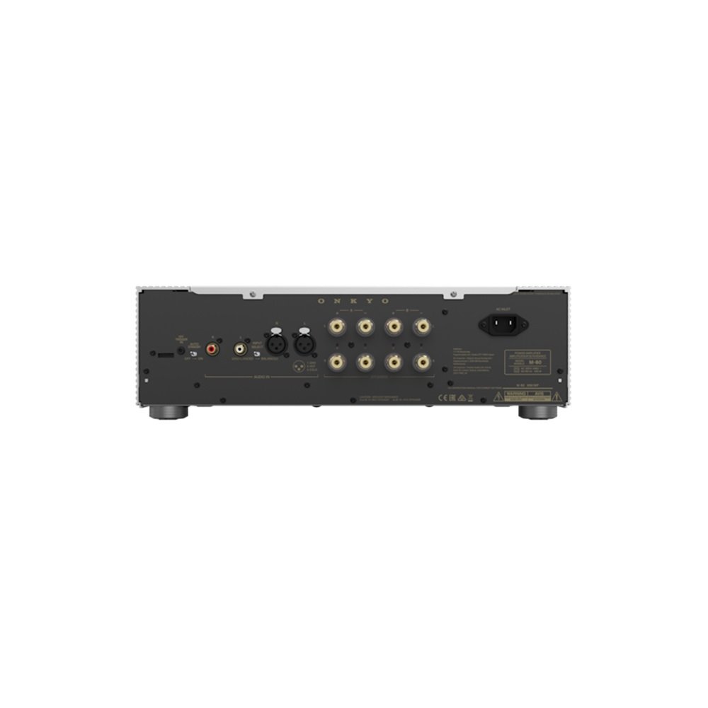 Onkyo M-80 Power Amplifier - exceptional musical detail, dynamic impact, and precise speaker control Onkyo M-80 Power Amplifier - exceptional musical detail, dynamic impact, and precise speaker control