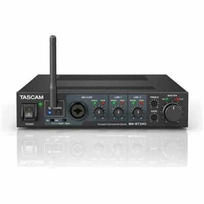 Tascam MA-BT240 Bluetooth Mixing Amplifier - integrated audio mixing and powerful Class-D amplification