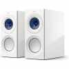 KEF Reference 1 Meta Bookshelf Speaker (Pair) - extraordinary sonic accuracy - High‑Gloss White/Blue