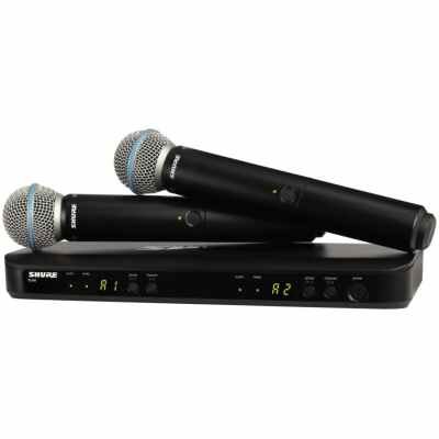 Shure BLX288/B58-H8E Dual Wireless System - rystal-clear audio, exceptional vocal presence, and dependable performance