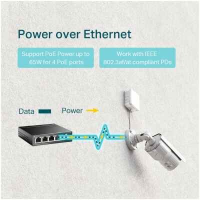 TP-Link TL-SG1005P Gigabit PoE+ Switch - Powerful Network