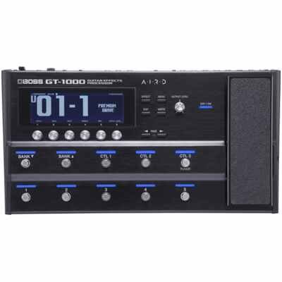 Boss GT-1000 Guitar Effects Processor - realistic amplifier modeling, premium effects processing