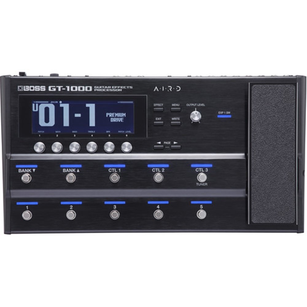 Boss GT-1000 Guitar Effects Processor - realistic amplifier modeling, premium effects processing Boss GT-1000 Guitar Effects Processor - realistic amplifier modeling, premium effects processing