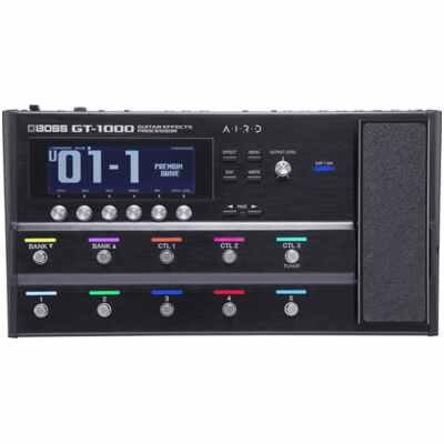 Boss GT-1000 Guitar Effects Processor - realistic amplifier modeling, premium effects processing