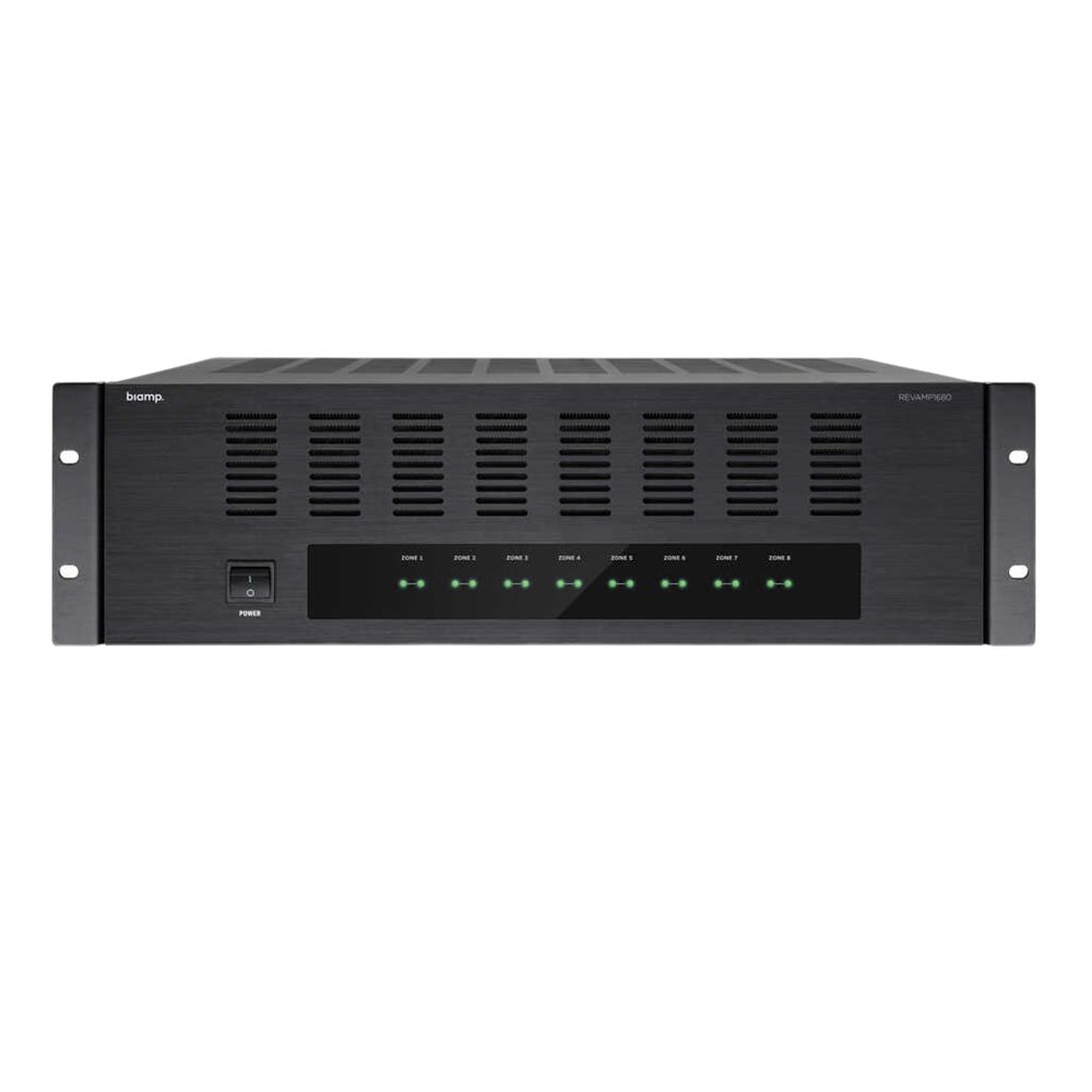 Biamp REVAMP1680 16 Channel Amplifier Class D - outstanding audio amplification Biamp REVAMP1680 16 Channel Amplifier Class D - outstanding audio amplification