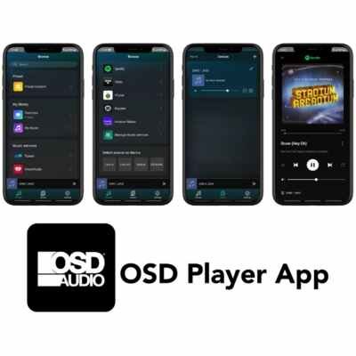OSD Audio SRT-4 Gen-2 4 Zone Streamer - seamless wireless music distribution