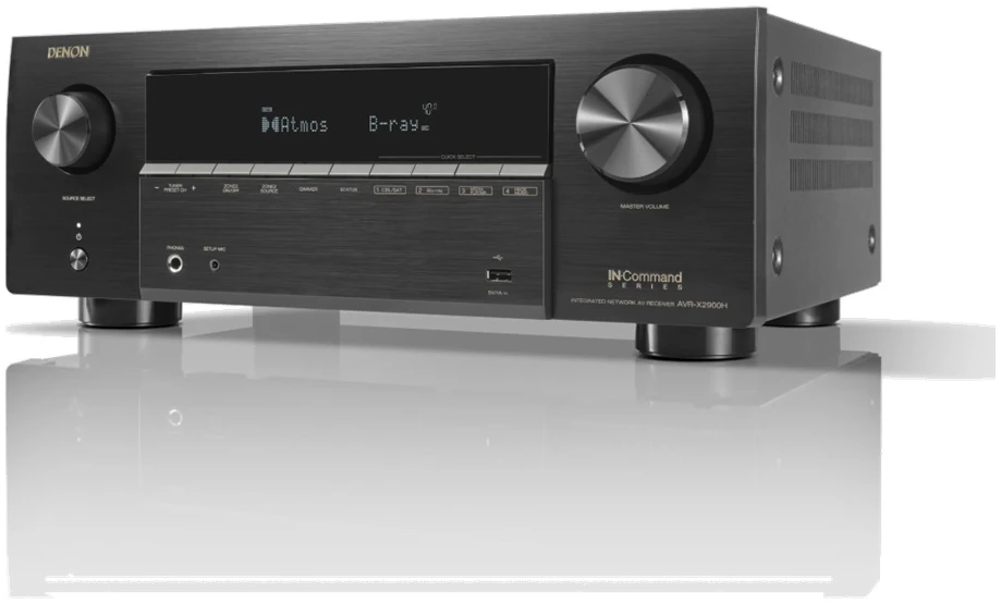 Denon AVR-X2900H 7.2 Channel 8K AV Receiver - smart home integration into one elegant solution Denon AVR-X2900H 7.2 Channel 8K AV Receiver - smart home integration into one elegant solution